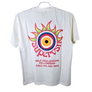 Supervsn Studios Flare T-shirt In Bone Color Size Medium, Sold Out Online NWT